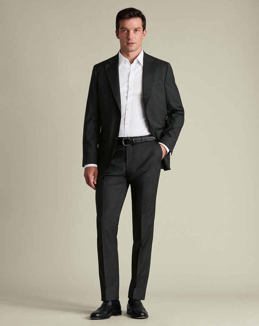 Costume italien à petits motifs pied de poule